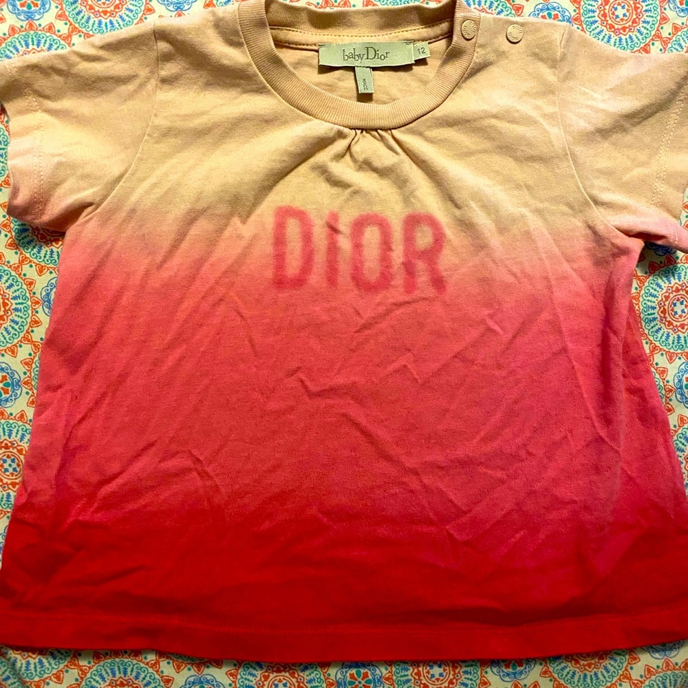 Baby Dior toddler shirt